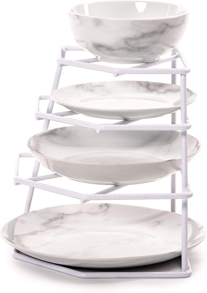 Estante para platos Home treats de esquina, para armario o encimera