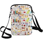 G2TUP Netherlands Crossbody Bag Netherlands Souvenir Gift Netherlands Holland Dutch Shoulder Bag Netherlands Trip Merchandise