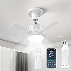 16 Inch Socket Fan Lights with E26/E27 Base: Socket
