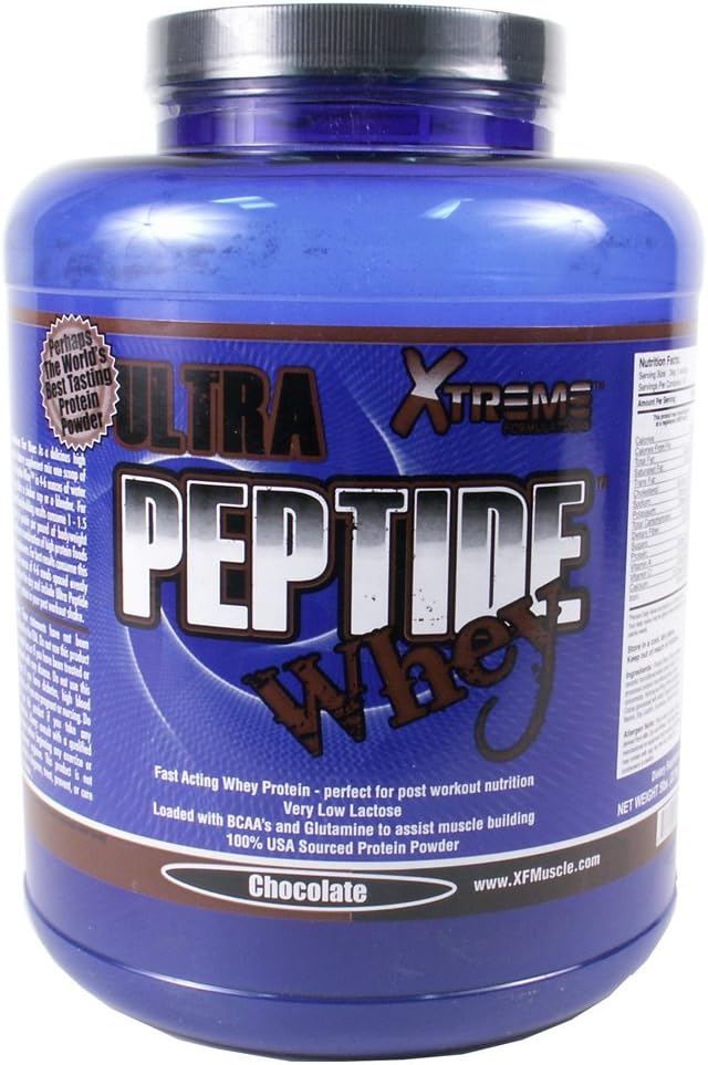 Xtreme Formulations Ultra Peptide Whey WPI/WPC/WPH, Chocolate, 5-Pound