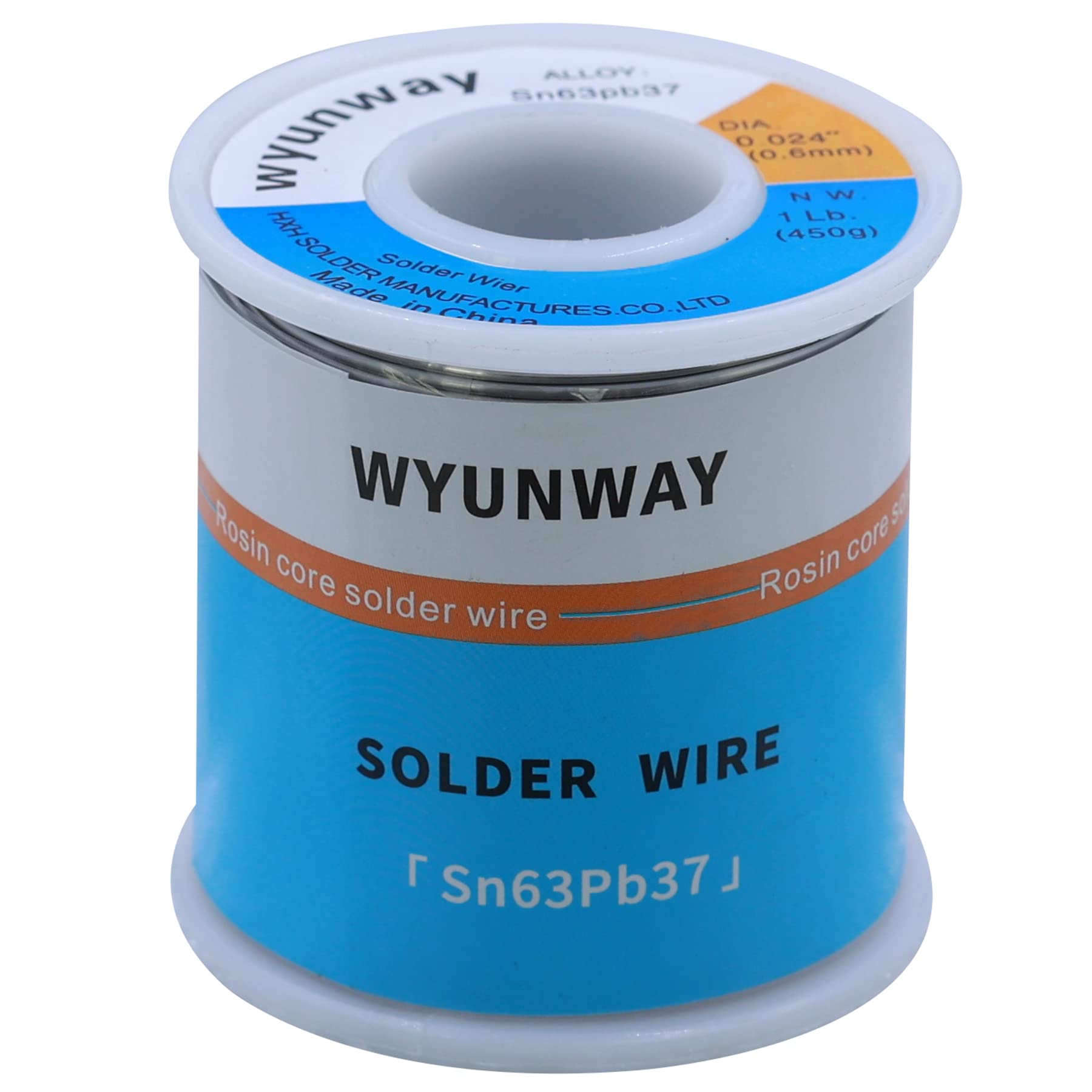 Photo 1 of wyunway Solder Wire 63/37 Tin/Lead with Flux Rosin Core for Electrical Soldering 3mm