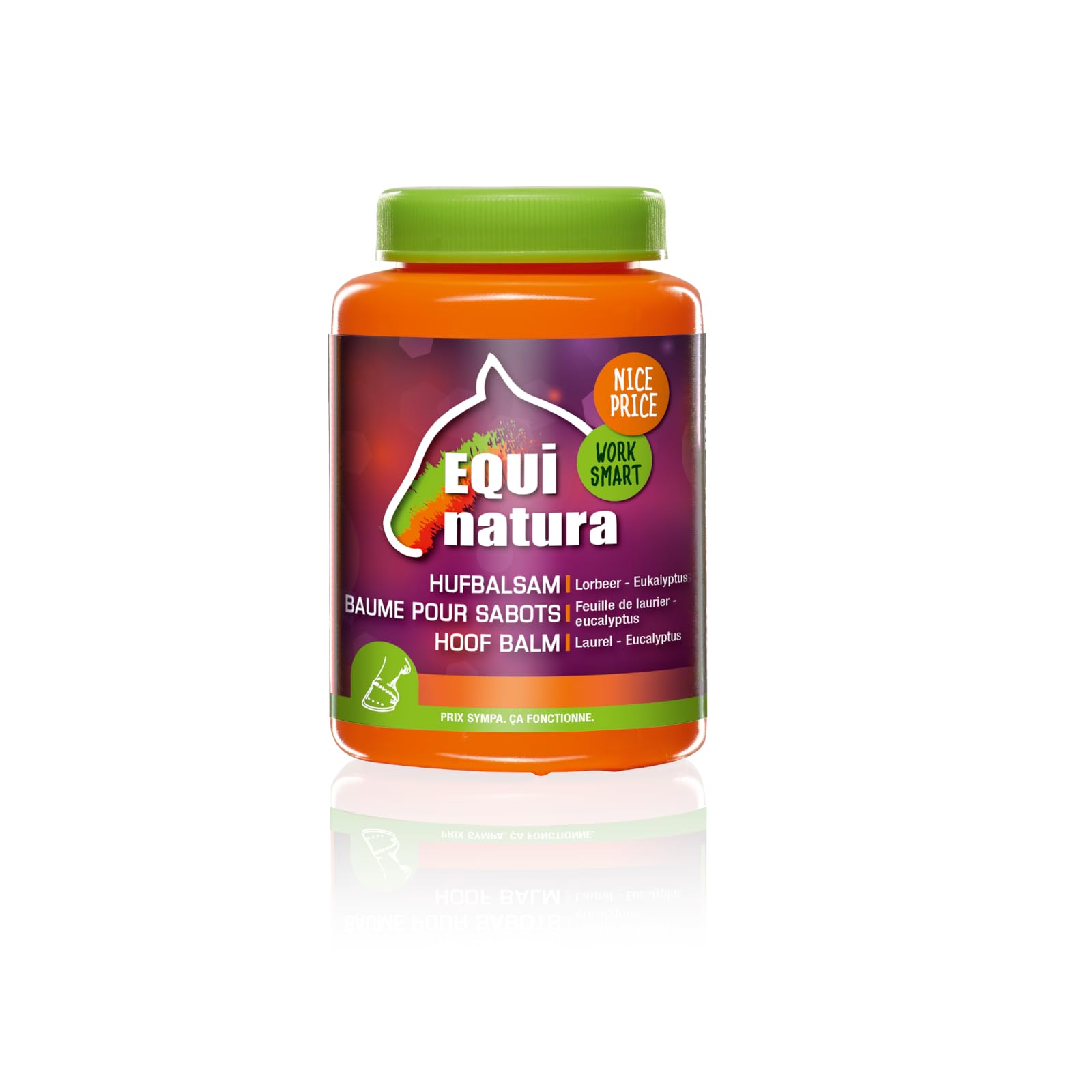 Equinatura Hoof Balm | Hoof Care Oil with Laurel & Eucalyptus | 500 ml | For Horses | Natural Protection & Care | Supports Hoof Growth & Elasticity