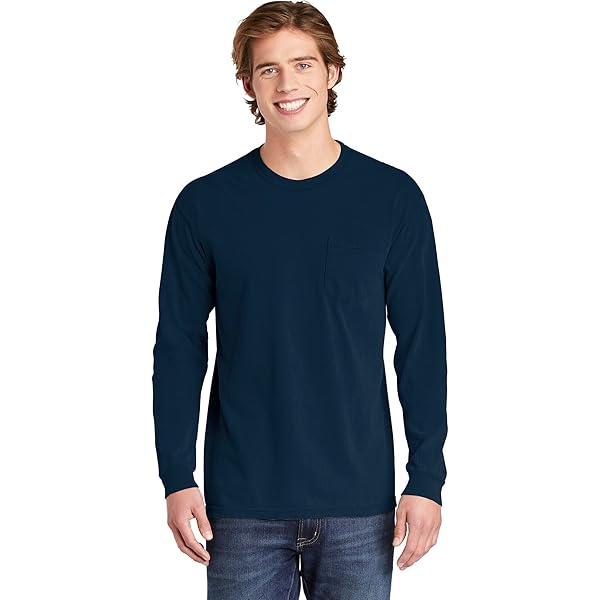 Next Level Apparel Men's Long-Sleeve Thermal T-Shirt, Midnight