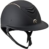 One K Defender AVANCE Wide Brim Rose Gold Stripe Helmet