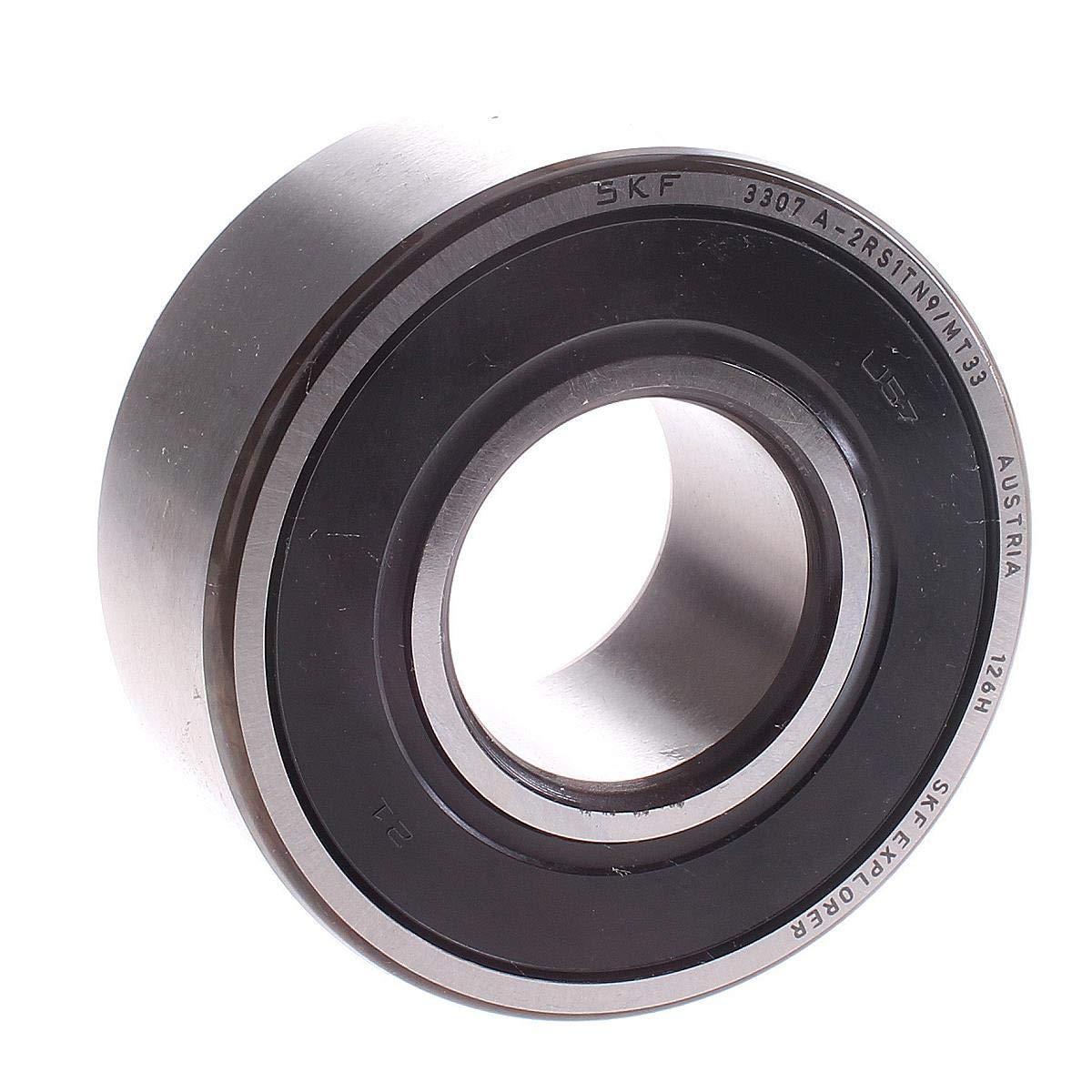 SKF 3307 A-2RS1TN9/MT33 Angular Contact Radial Ball Bearing, steel