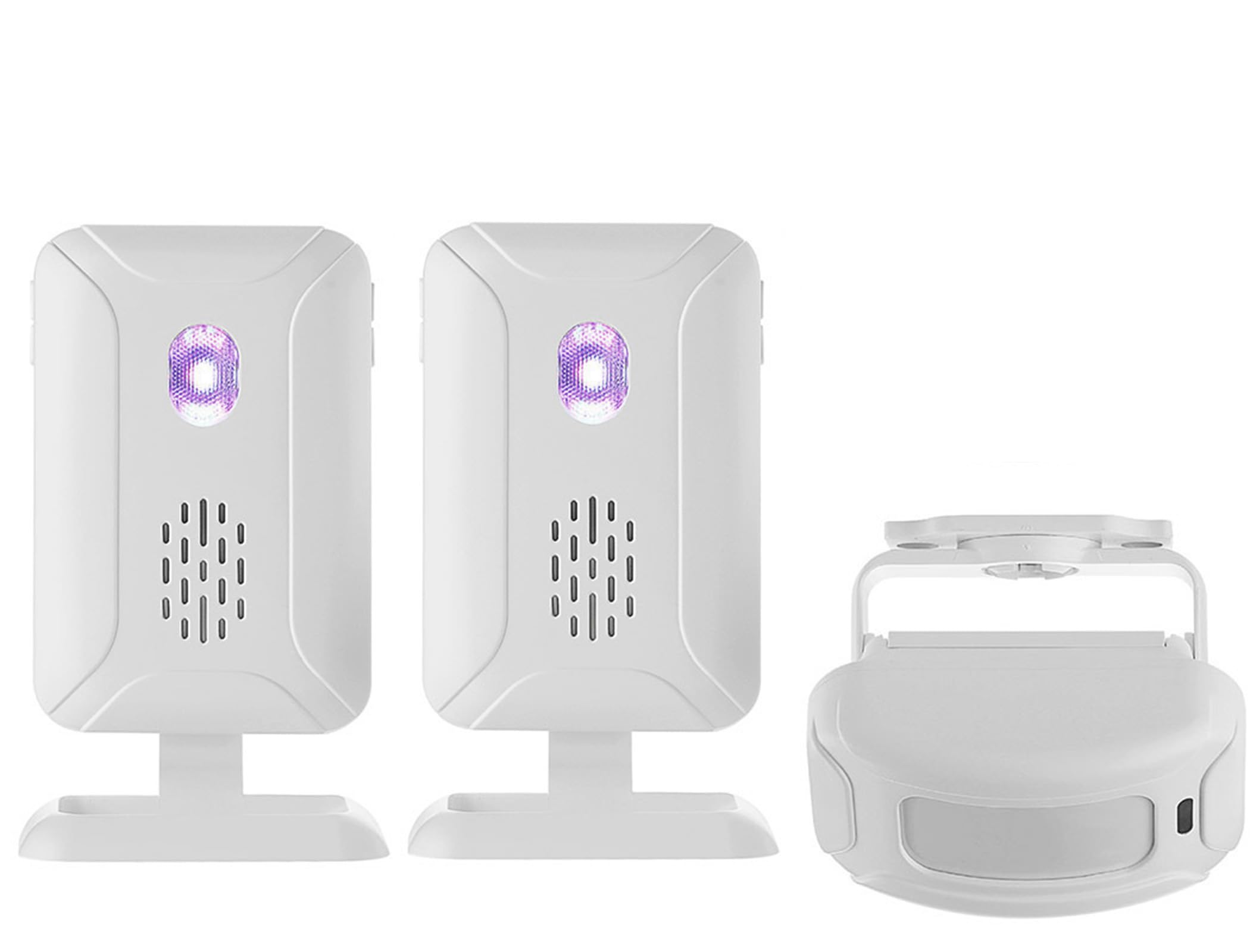 Meichoon Motion Sensor Alarm Wireless Home Security Alert System Doorbell for Front Door Indoor Room Entry Driveway Mailbox with 1 Sensor and 2 Receiver