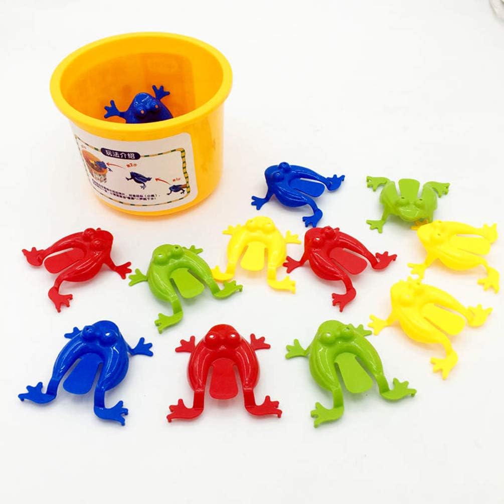 TOYANDONA 1 Set Frog Jumping Toy Soft Froghoppers s Jump Kids Party Favors s s Kit Bucket Children s Toddlers Educational Play - Image 4