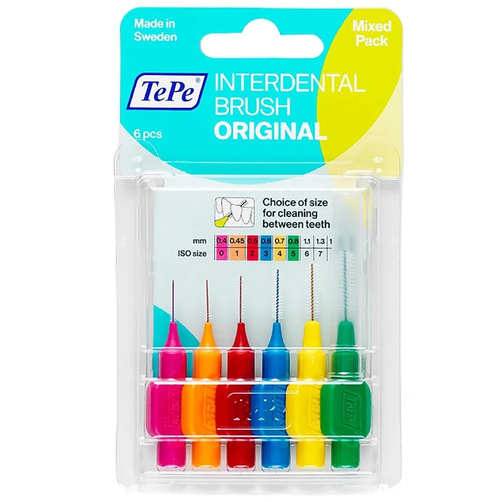 Tepe Mixed Pack Interdental Brushes - Pack of 12