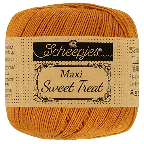 Scheepjes - Scheepjes 383 Jengibre Oro Maxi Sweet Treat Hilo - 1x25g