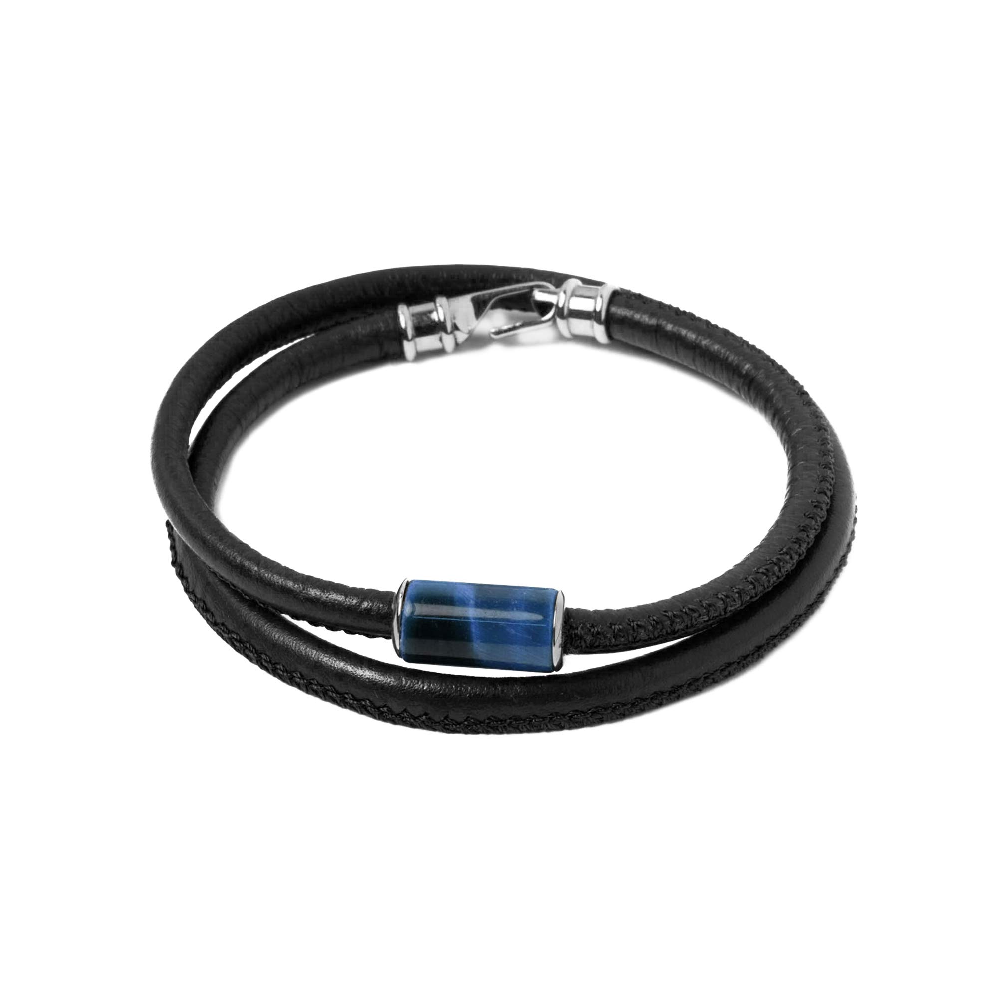 GeminiApollo Tiger Eye Bracelet, Black