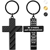 DuoDiner Easter Basket Stuffers -Cross Keychains Gifts Religious Gifts for Men