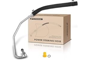 A-Premium Power Steering Return Line Hose Assembly Compatible with Dodge Ram 2500 2005-2008 L6 5.9L, Ram 2500 2007-2008 L6 6.7L, Ram 3500 2005-2007 L6 5.9L, 4WD, with O-ring, Gear To Cooler