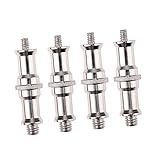 DIYEAH 4pcs Male Screw Adapter for Light Stands