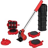 Heavy Duty Furniture Lifter 4 Appliance Roller Sliders Load Capacity Wheels + Adjustable Height Lifting Tool Lever Suitable f