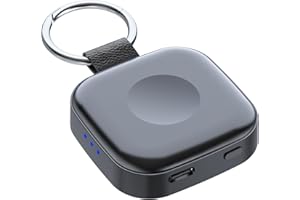 Temdan Magnetic iwatch Charger Portable Wireless Charger for Apple Watch 1200mAh Power Bank Camping Travel Essentials for Series 10/9/8/7/6/Se/5/4/3/2/1/Ultra/Ultra 2-Black