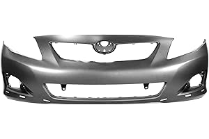 FitParts Compatible With Toyota Corolla 2009-2010 Front Bumper Cover Sedan Sport Models Only: S/XRS. New, Primed and Ready for Paint. W/O Air Deflectors. TO1000342 5211902989
