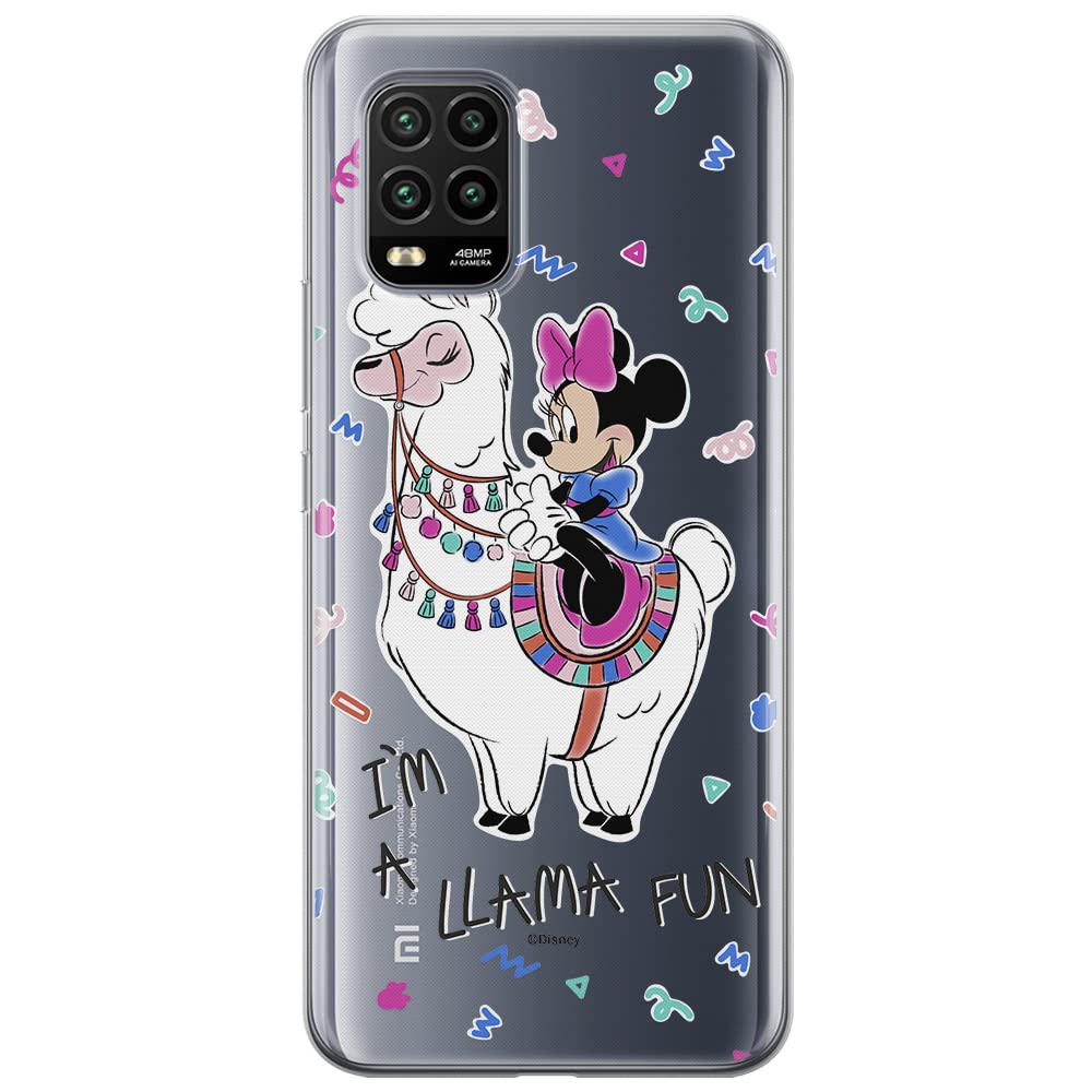 ERT GROUP mobile phone case for Xiaomi MI 10 LITE original and officially Licensed Disney pattern Minnie 049 optimally adapted to the shape of the mobile phone, partially transparent — image 1