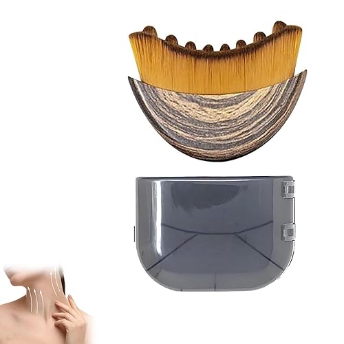 Lymphatic Drainage Massager for Face, Lymphatic Contour Face Brush, Chin & Jawline Sculpting, Dry Brushing Face Brush Tool with Ergonomic Design to Relieve Fatigue & Fit Skin Precisely (1PCS)