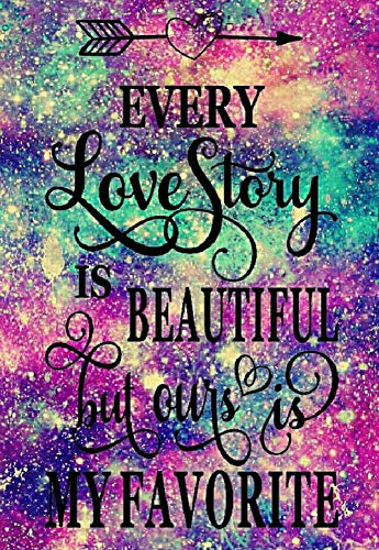 5D Diamond Painting Full Drill, 16"X12" Favorite Love Story DIY Diamond Painting by Number Kits, Rhinestone Crystal Drawing Gift for Adults Kids, 40x30cm Mosaic Making Art Painting for Wall Decor