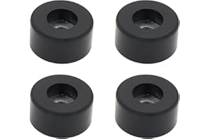 DEHOMKUS 4Pcs 192310GS Anti Vibration Foot Pad for Pressure Washers, Generators, Air Compressor, Pressure Washer Rubber Feet 1-1/2" D, 3/4" H, 1/4" Hole