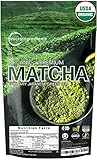 Matcha Green Tea Powder Organic ( Japanese Premium Culinary Grade ) - USDA & Vegan Certified - 4 oz - Perfect for Baking, Smoothies, Latte, Iced Tea, Herbal Teas