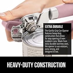 GORILLA GRIP Heavy Duty Stainless Steel Smooth Edge