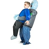 Bodysocks Halloween Scary Zombie Hostage Inflatable Costume for Kids (Age 6+)