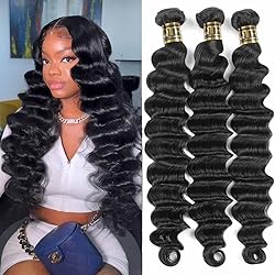 QTHAIR 14a Brazilian Loose Deep Wave Human Hair