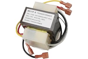 SUNJIKA 46-24124-06 Rheem Furnace 40VA 24V/120V HVAC Transformer for Basler Electric BE161640GDD 29M7101 Transformers,120V to 24V AC HVAC Furnace Transformer Channel Class 2 (4011F-5)- 2 Hole Mount