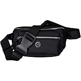 Tory Burch Nylon Belt Bag Fanny Pack Waist Bag (Black)