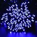 Icicle Solar String Lights Outdoor, 72 Ft 200 LED Waterproof Fairy Decorative Lighting for Indoor/Outdoor Home, Patio, Lawn, Garden, Party, Wedding, Holiday Decorations, and Christmas (Blue)
