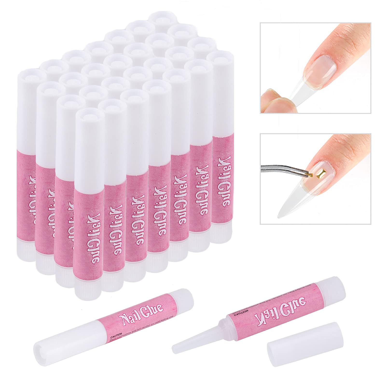 Photo 1 of 30PCS Nail Glue for Acrylic Press On Nail Tips Adhesive Super Bond for DIY Nail Art, 2g/pc