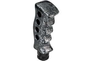 Arenbel Grip Shape Shift Knobs Gear Lever Replacement Car Racing Shifter Stick Handle Fit Most Manual Auto Vehicles, Titanium