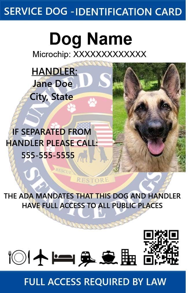 ada compliant service dog