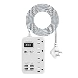 6 USB(2 USB C) Surge Protector Power Strip- 5Ft