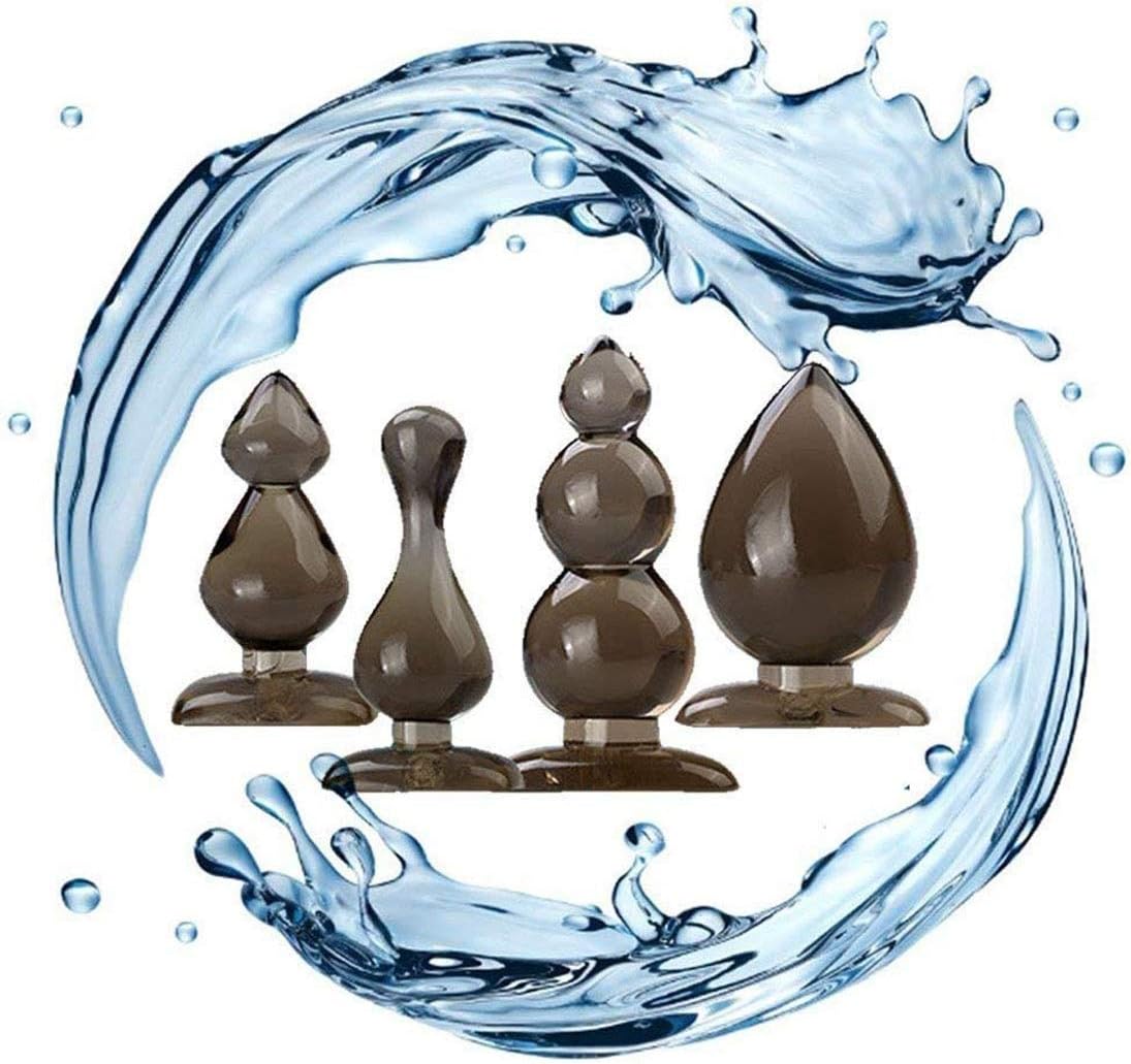 LYFBDB 4Pcs/Set Safe Medical Silicone Training Pugs Toys Ànâ.les Plù-.gs Beginner Set for Women and Men