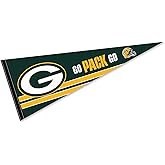 Green Bay Packers Go Pack Go Pennant Banner Flag