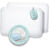 Casper Sleep, Standard Hybrid Pillow, Two Pack, White 2 Count