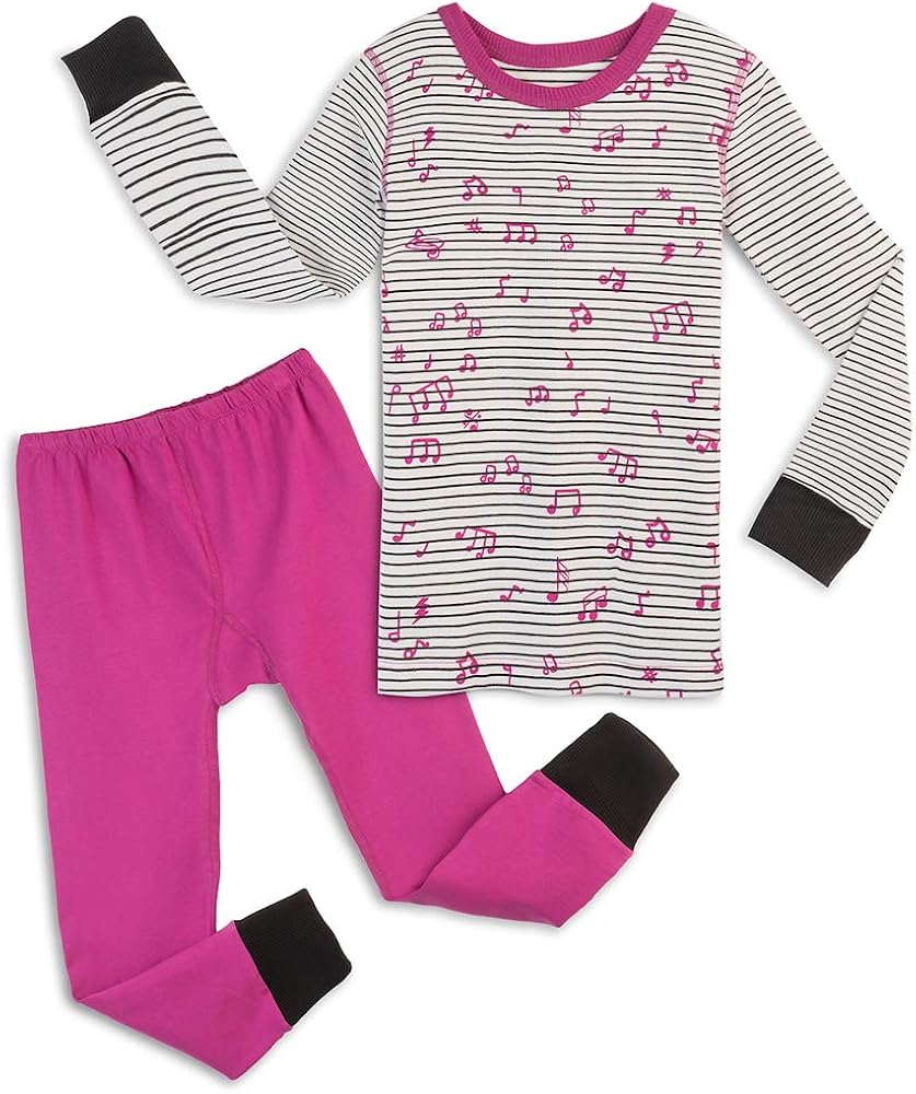 Mightly Girls Organic Cotton Footless Pajamas: Clothing