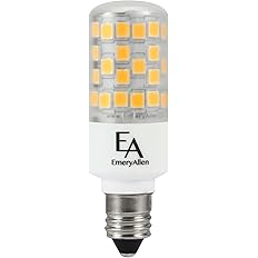EmeryAllen EA-E11-4.5W-001-279F-D Dimmable Mini-Candelabra Base JA8 Compliant LED Light Bulb, 120V-4.5Watt (50W Equivalent) 450 Lumens, 2700K, 1 Pcs