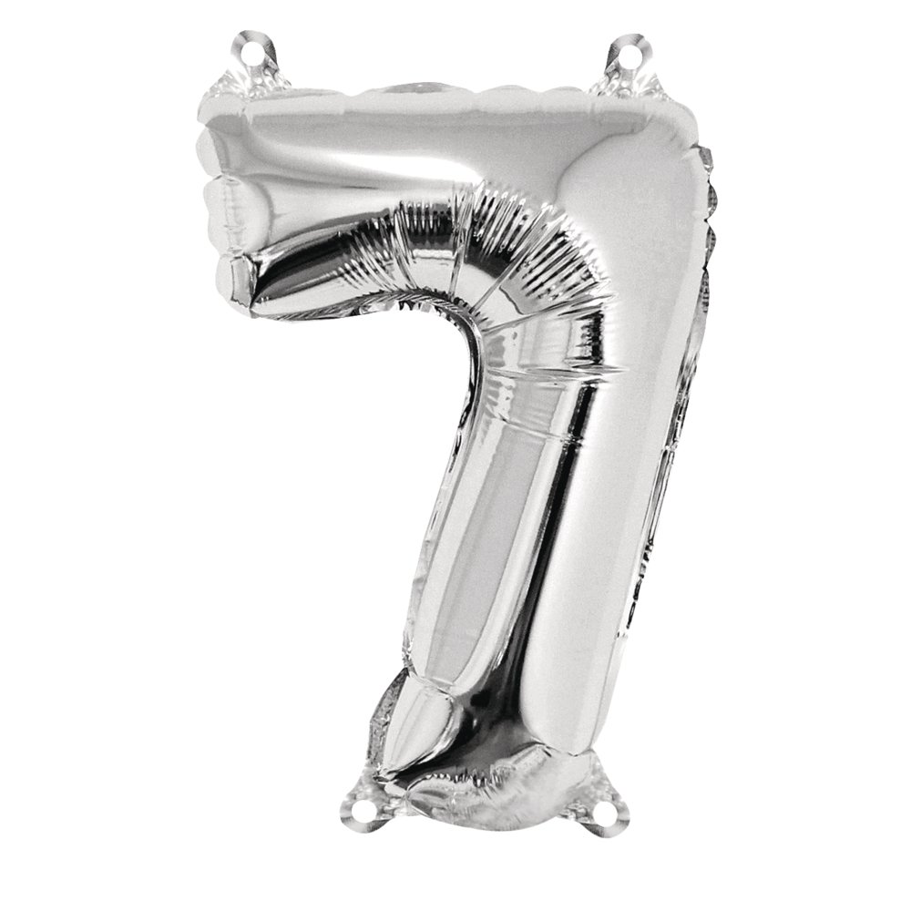 Rayher 87039606 Foil Balloon Number 7 "