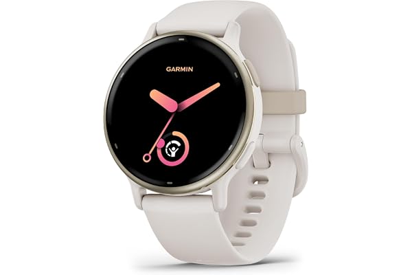 Garmin vívoactive 5, Health and Fitness GPS Smartwatch, AMOLED Display, Up to 11 Days of Battery, Ivory