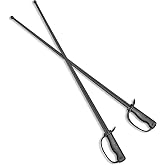 2 high-Toughness Polypropylene European-Style Training Practice Cosplay 38.5inch Long Sword
