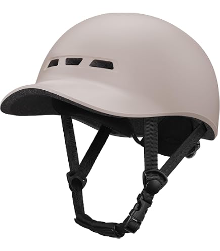 baseball cap style bike helmet Lightweight Retro DOT Approved, Cool Open Face Scooter Beanie Motorcycl ATV Half Helmet for Adults Men and Women, for Street Bicycle Moped Helmet(Black) : Sports & Helmet Visor Lens – The ABS shell coupled Category:Bikes Number of People:4