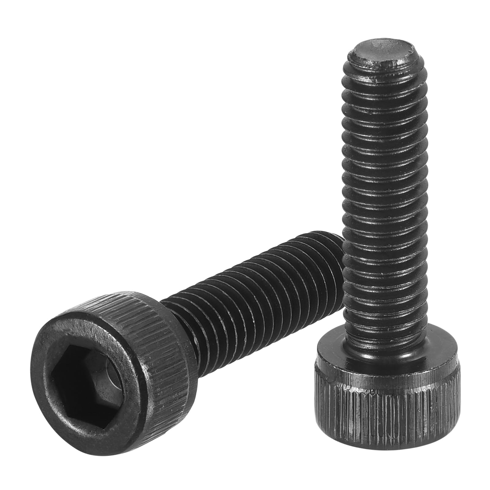 uxcell Hex Socket Bolts (M6-1x22), Grade 12.9 Carbon Steel Hex Socket Drive Screws, Black, 50 Pcs — image 1