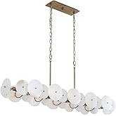 Cosmos 10-Lt Linear Pendant - Havana Gold