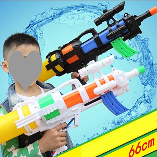 BININBOX 26" Length Big Super Shoot Soaker Squirt Games Water Gun Pistol Random Color
