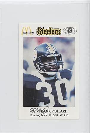 Amazon.com: Frank Pollard (Football Card) 1984 McDonald's 