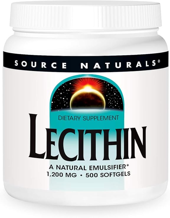 Source Naturals Lecithin 1200 mg, A Natural Emulsifier