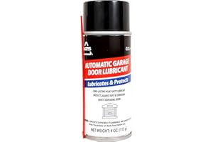 AGS Company Automotive Solutions Garage Door Lubricant Spray – 4 oz Aerosol, Protects Rollers & Springs, Quiets Squeaks, All-Weather Formula